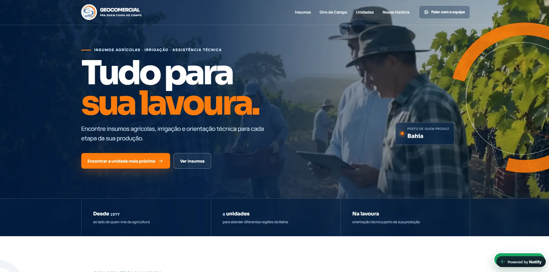 Website da Geocomercial