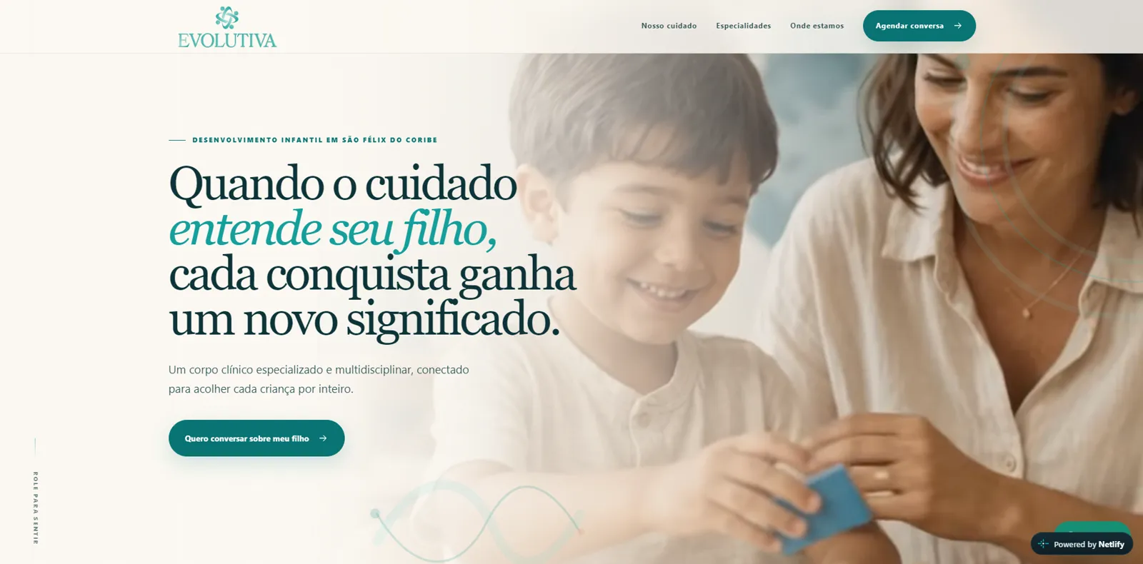 Website da Evolutiva
