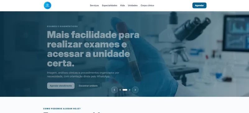Site criado pela EduConsult para Grupo Vila Rica